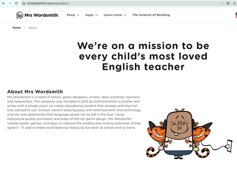 Ms Wordsmith aboutus page