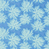 Free Spirit Nel Whatmore Ghost Fabric Collection Geranium Blue Cotton