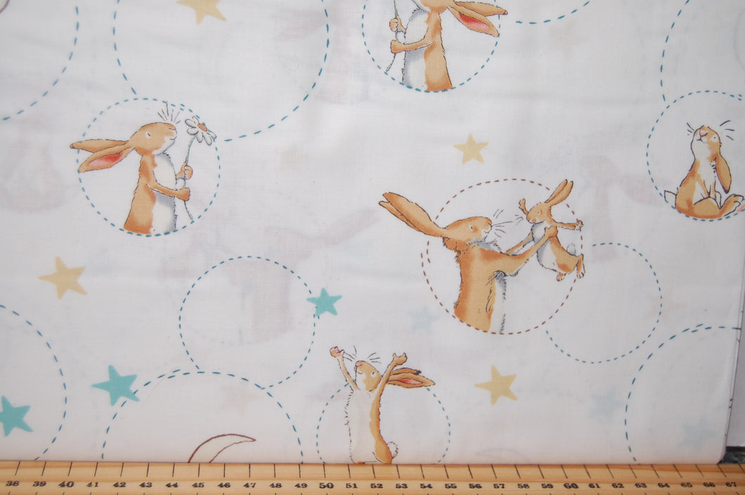 Anita Jeram For Clothworks Guess How Much I Love You 18 Moon Cuddl Fabric Shack Malmesbury