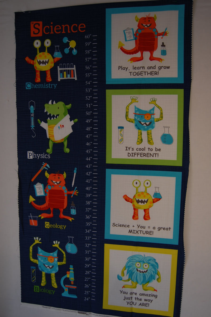 Height Chart Fabric Panel