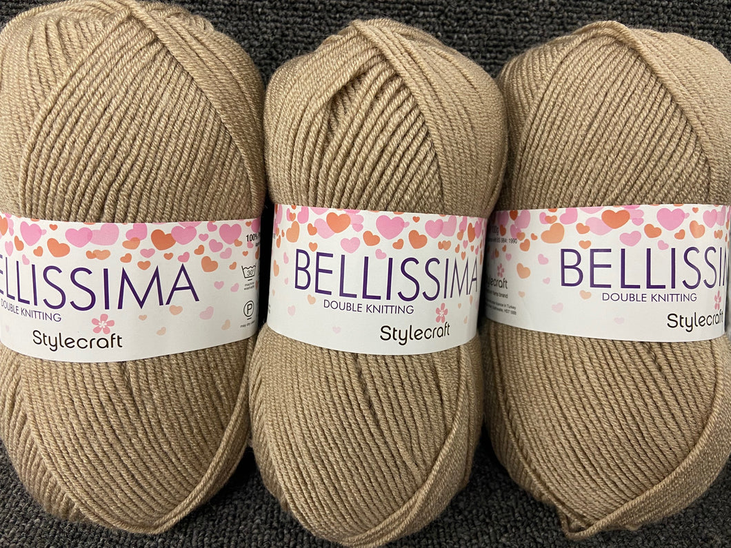 Stylecraft Bellissima Double Knit Wool/Yarn 100g Various Colours