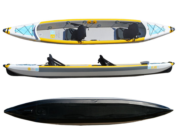 Bay Sports air glide 473 tandem inflatable drop stitch kayak