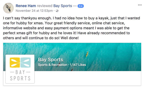 Customer Review Bay Sports