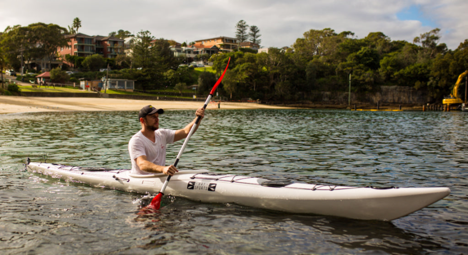 Expedition Zero 4.85m sit in sea kayak in white