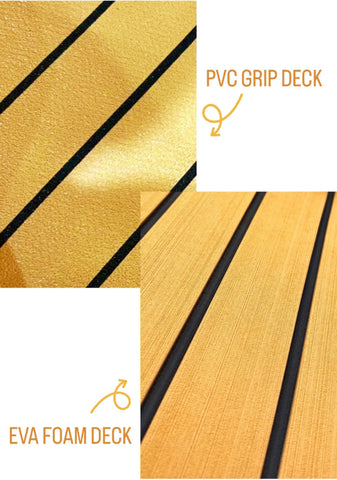 EVA vs PVC deck pad air pontoon