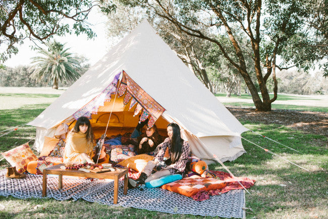 Luxury Bell Tent Canvas for Family Camping 