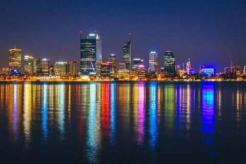 Perth at night