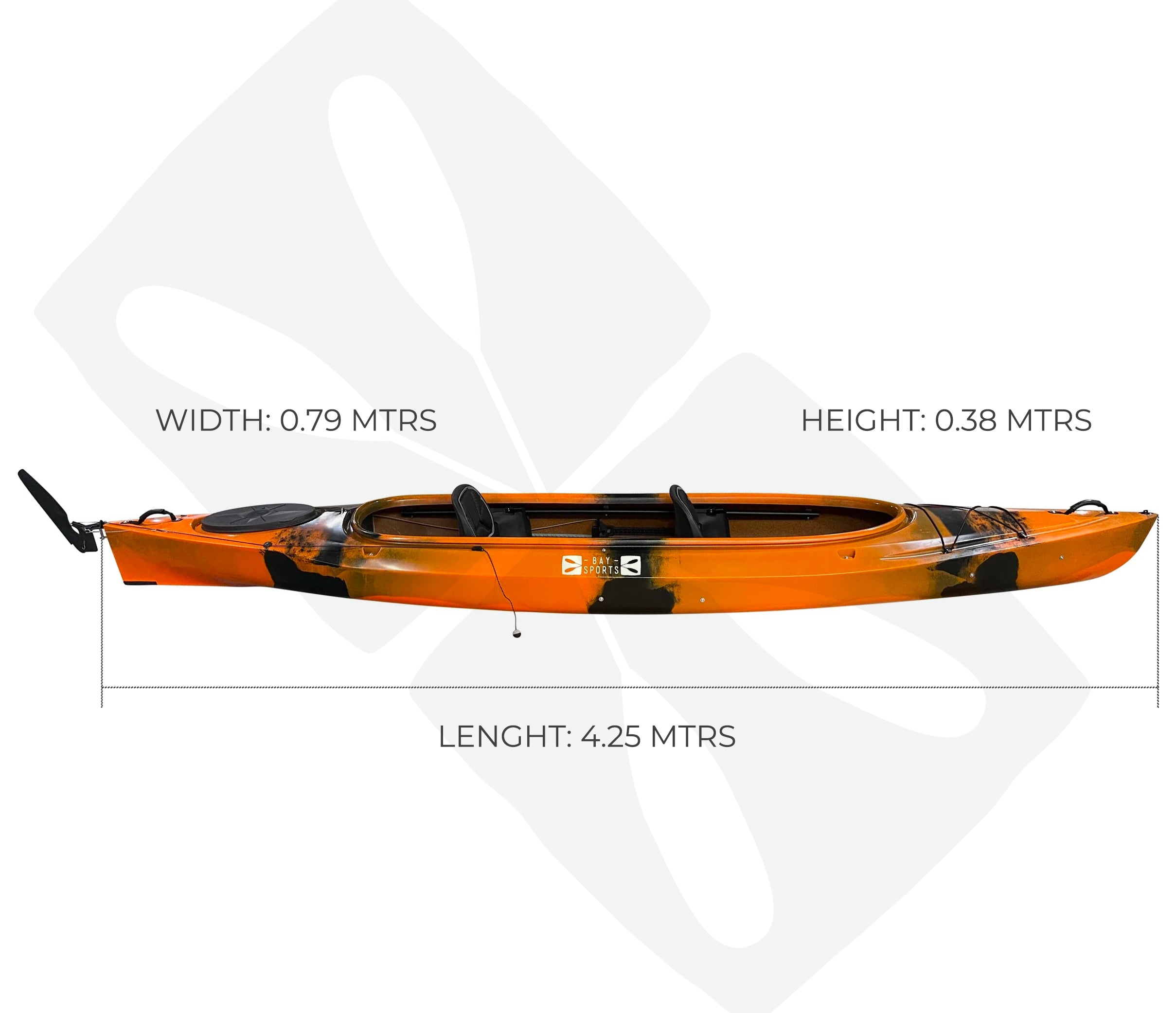 Serenity Duo Kayak Dimensions