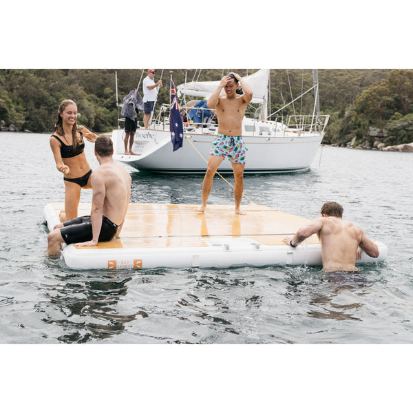 Inflatable Floating Dock Air Pontoon Swimming Platform I Bay Sports