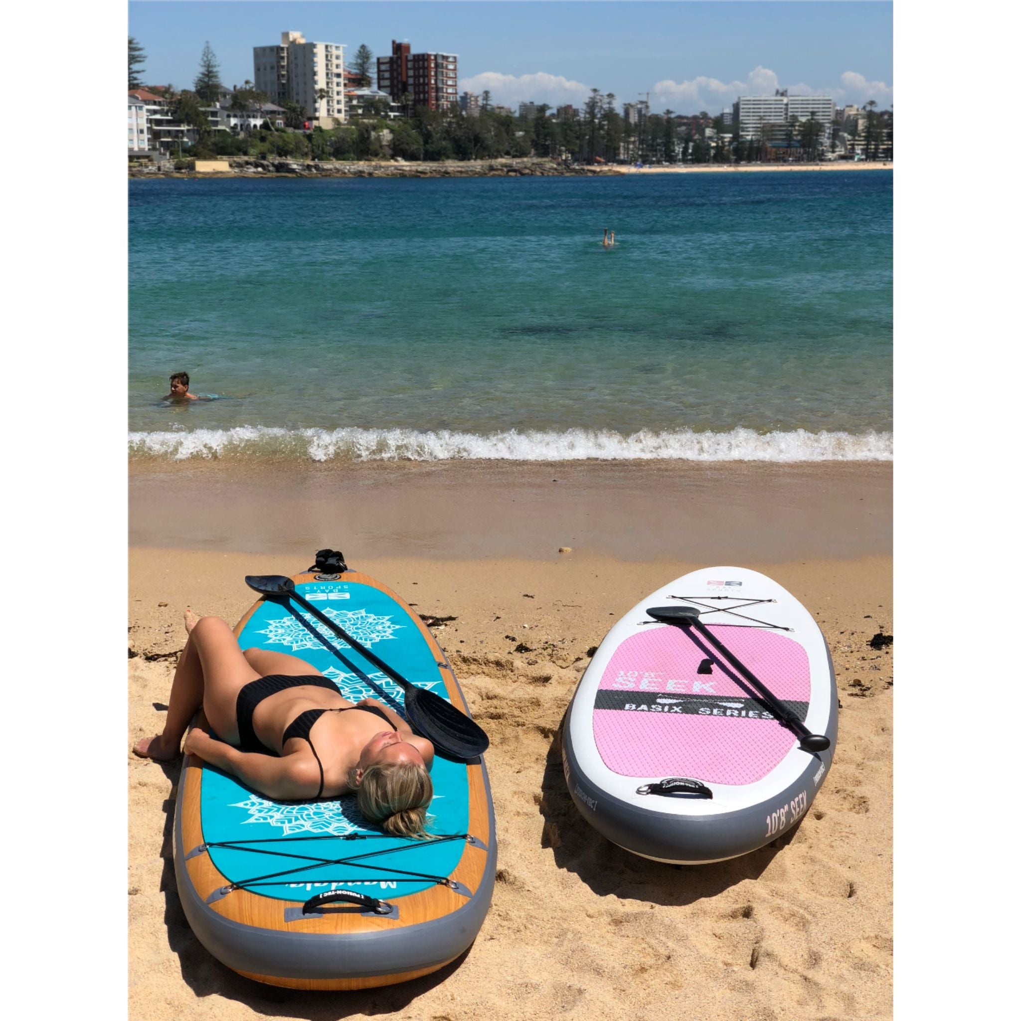 11' Mandala - Inflatable Yoga Stand Up Paddle Board Bay ...