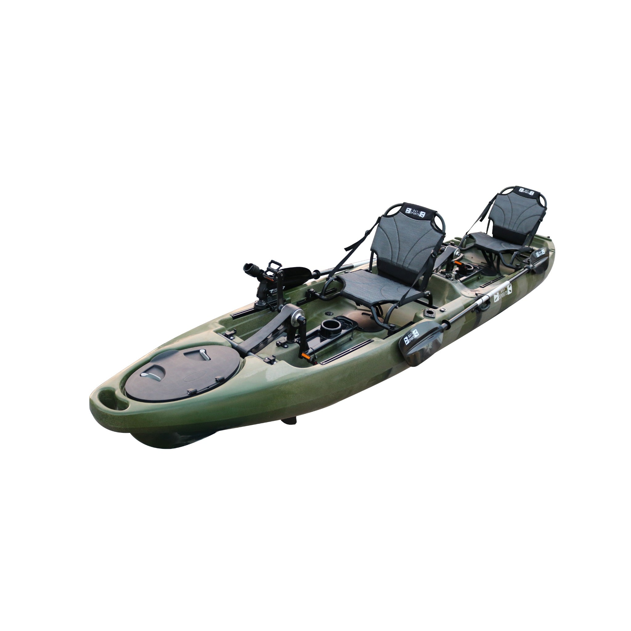 Pedal Pro Fish Tandem, 4.3m PedalPowered Fishing Kayak Bay Sports