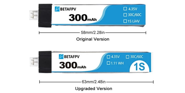 BETAFPV 435v 30c/60C 30OmAh Dis LihV