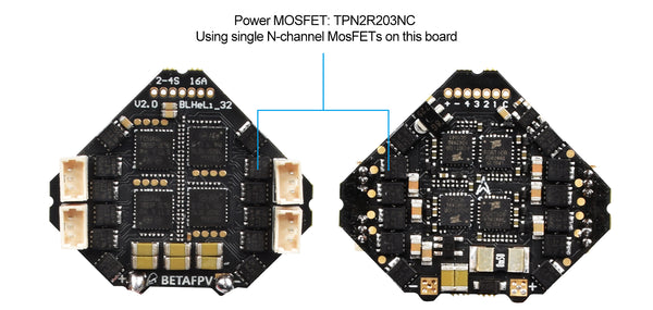 F4 Brushless Flight Controller and ESC V2.0 (BLHeli_32)