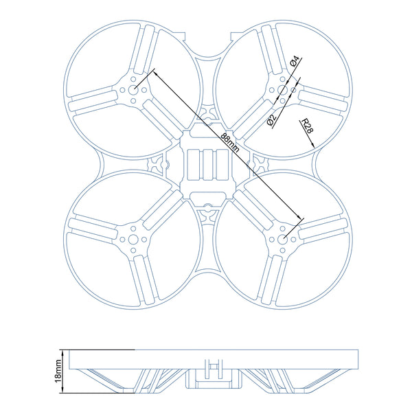 Beta85X 4S 4K Frame Kit (Upgrade)