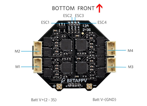 F4 Brushless Flight Controller and ESC (BLHeli_S)