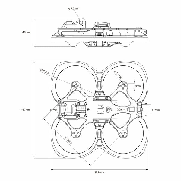 46IM(TI Dmm I52MM l4mm 29Mm I7mm