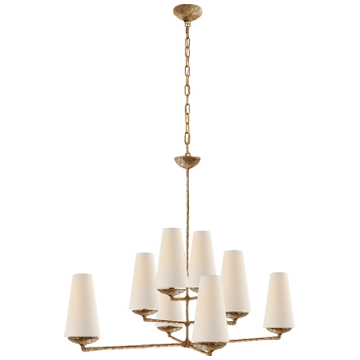 george seller arete plaster chandelier