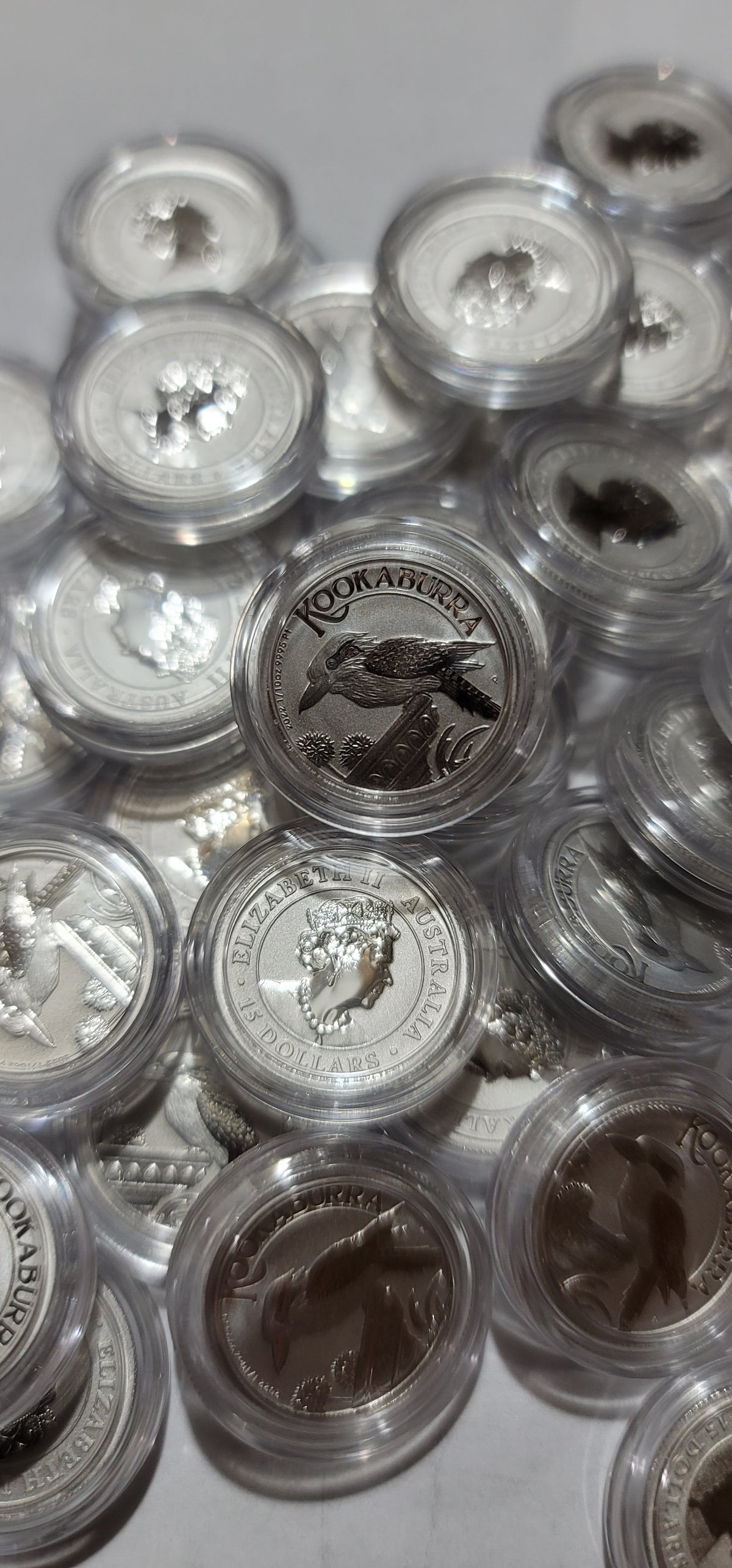 A pile of Platinum Coins