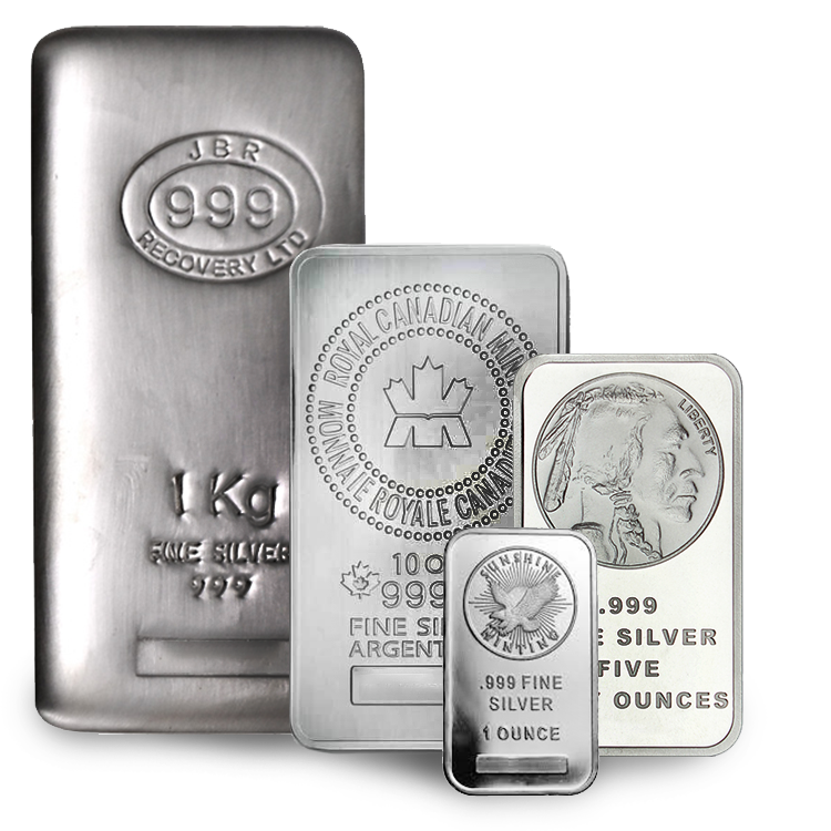 Buy Silver 1 oz Bar, Generic (our choice) Online - Pure & Authentic