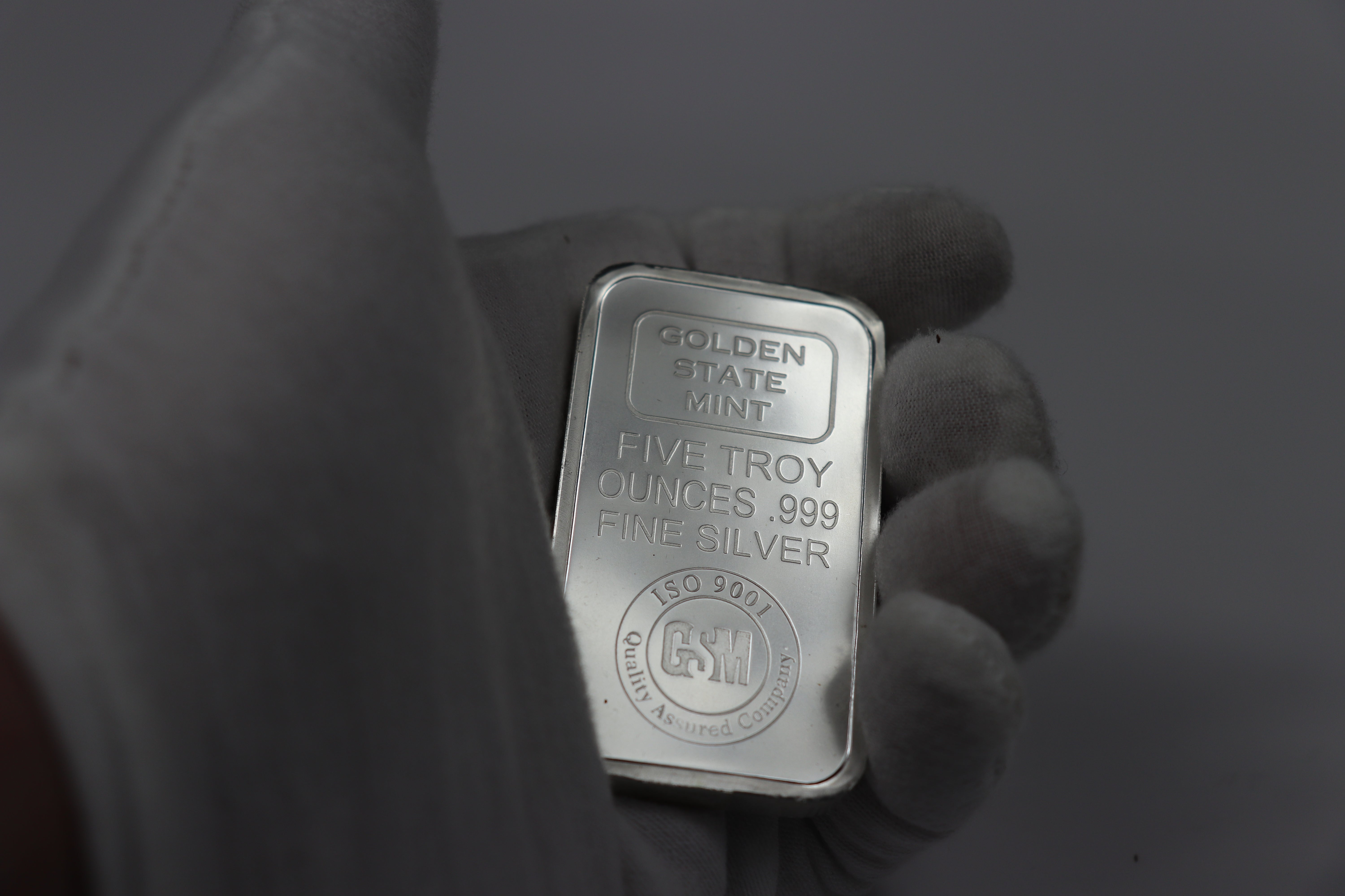 Properly handling a silver bar