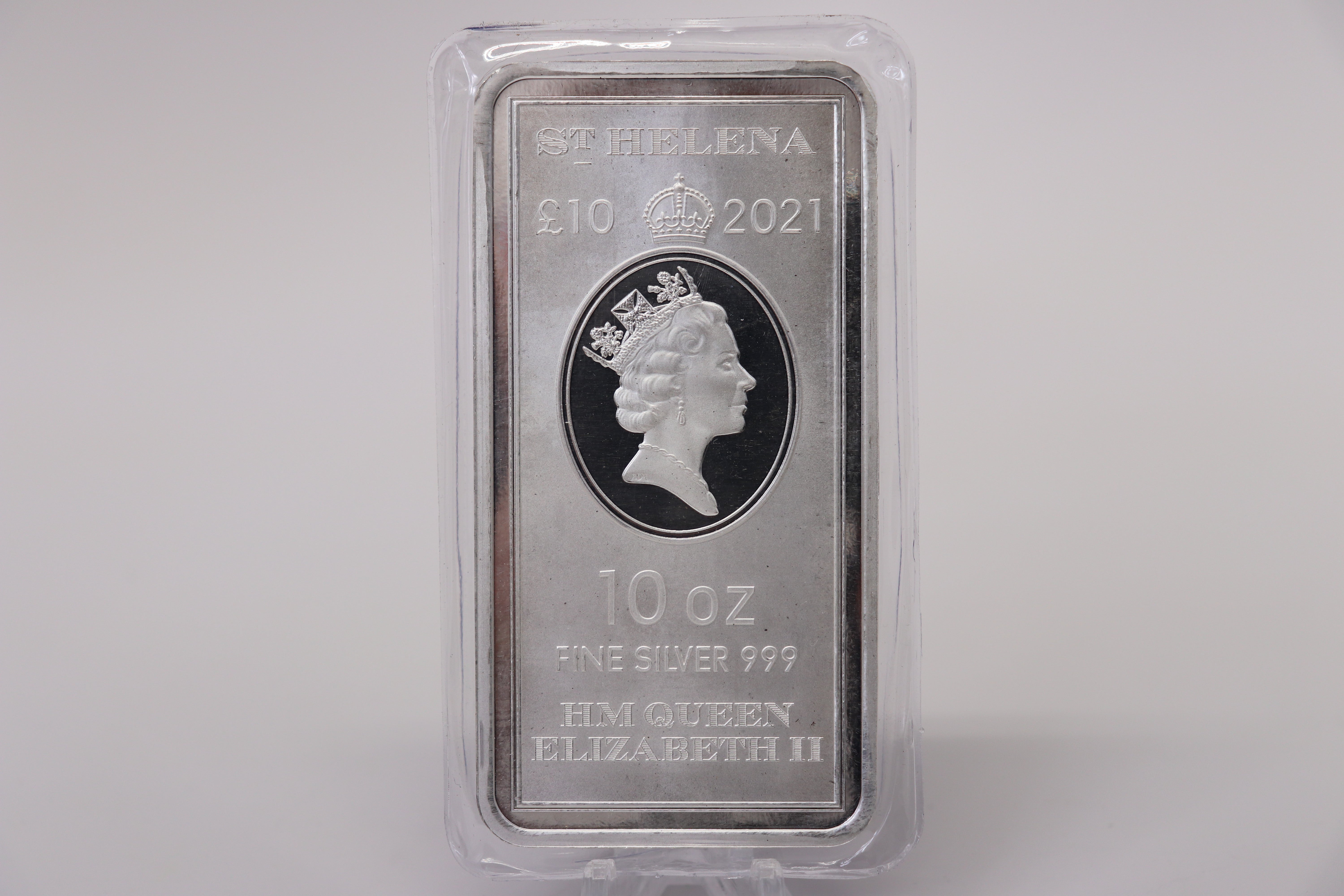 St. Helena 10 oz Fine Silver Bar