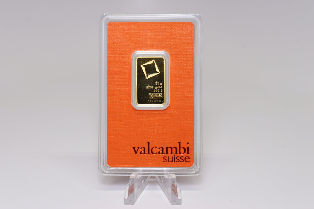 10 gram Gold bar from Valcambi