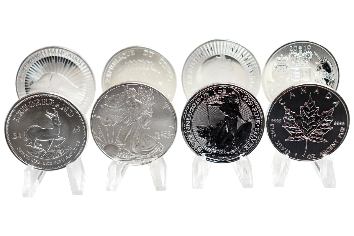 Compare 2 oz Generic Silver Rounds dealer prices