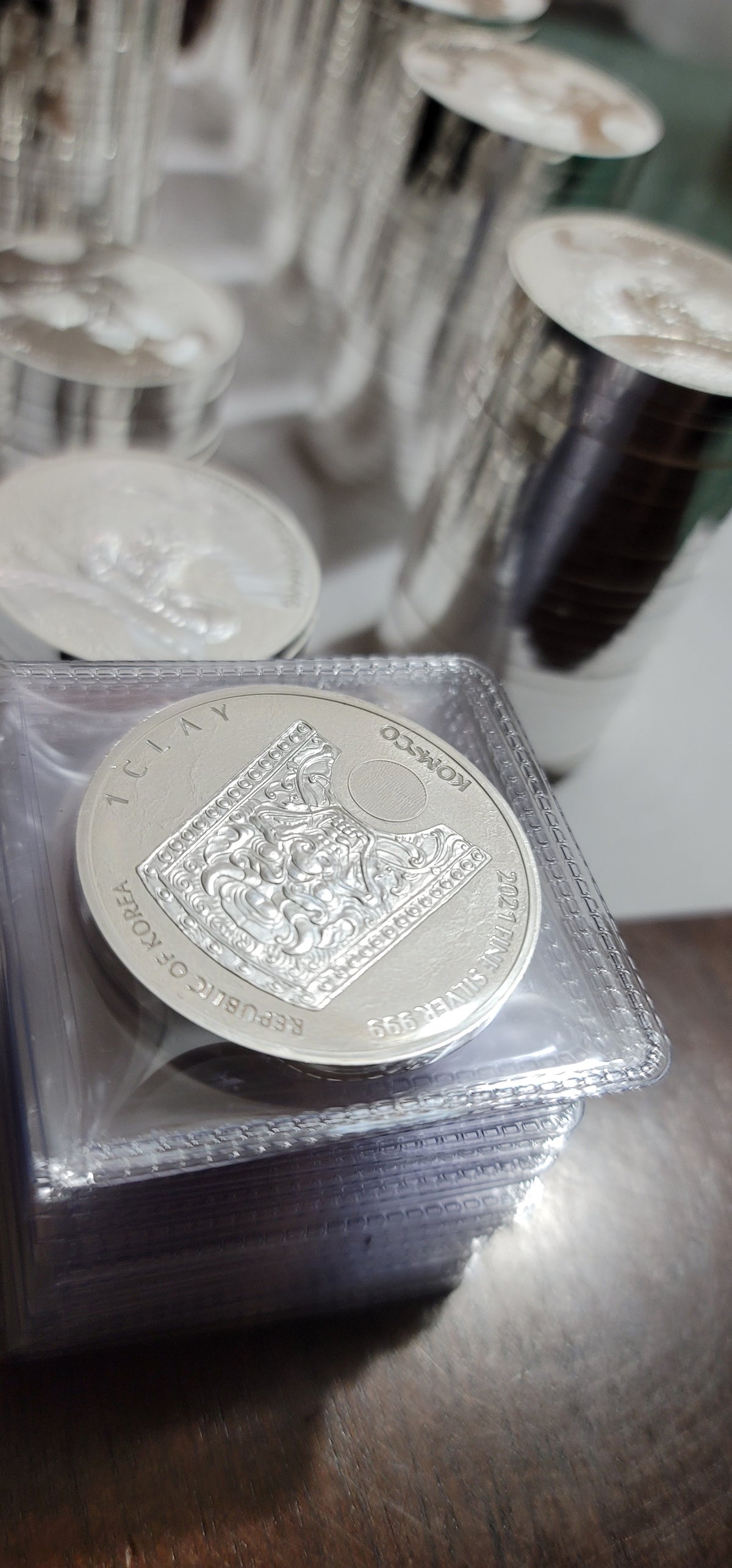 Silver Coin Stacking