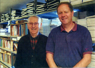 M.V. Brodsky and his son, Philip