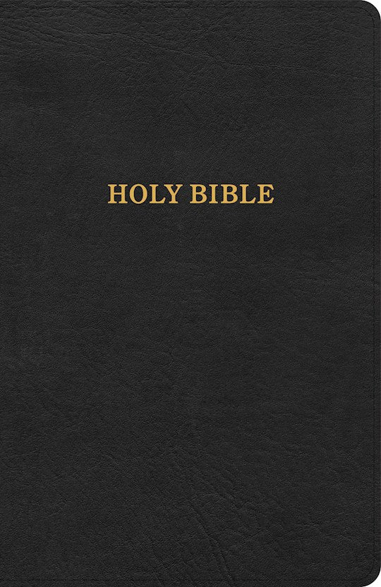 KJV Thinline Bible-Black LeatherTouch – Scripture Truth