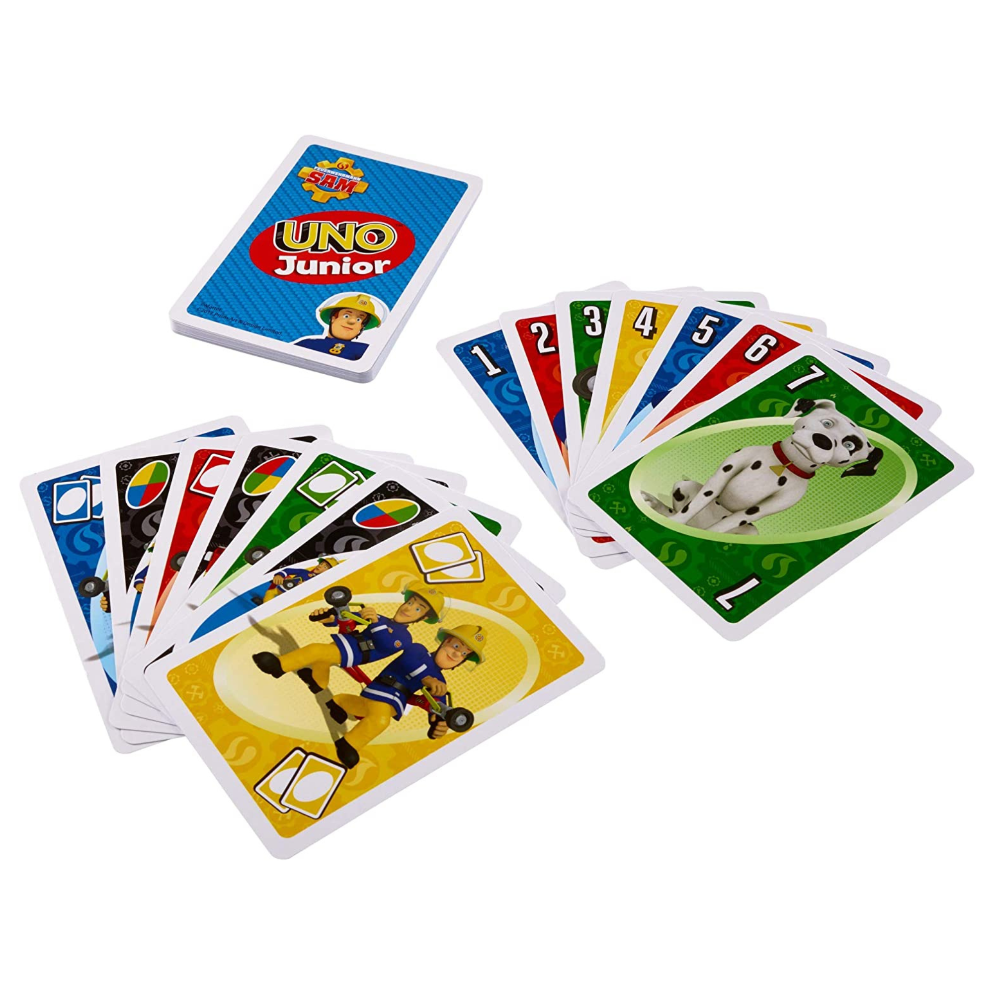 Uno Junior Fireman Sam Playing Card Game