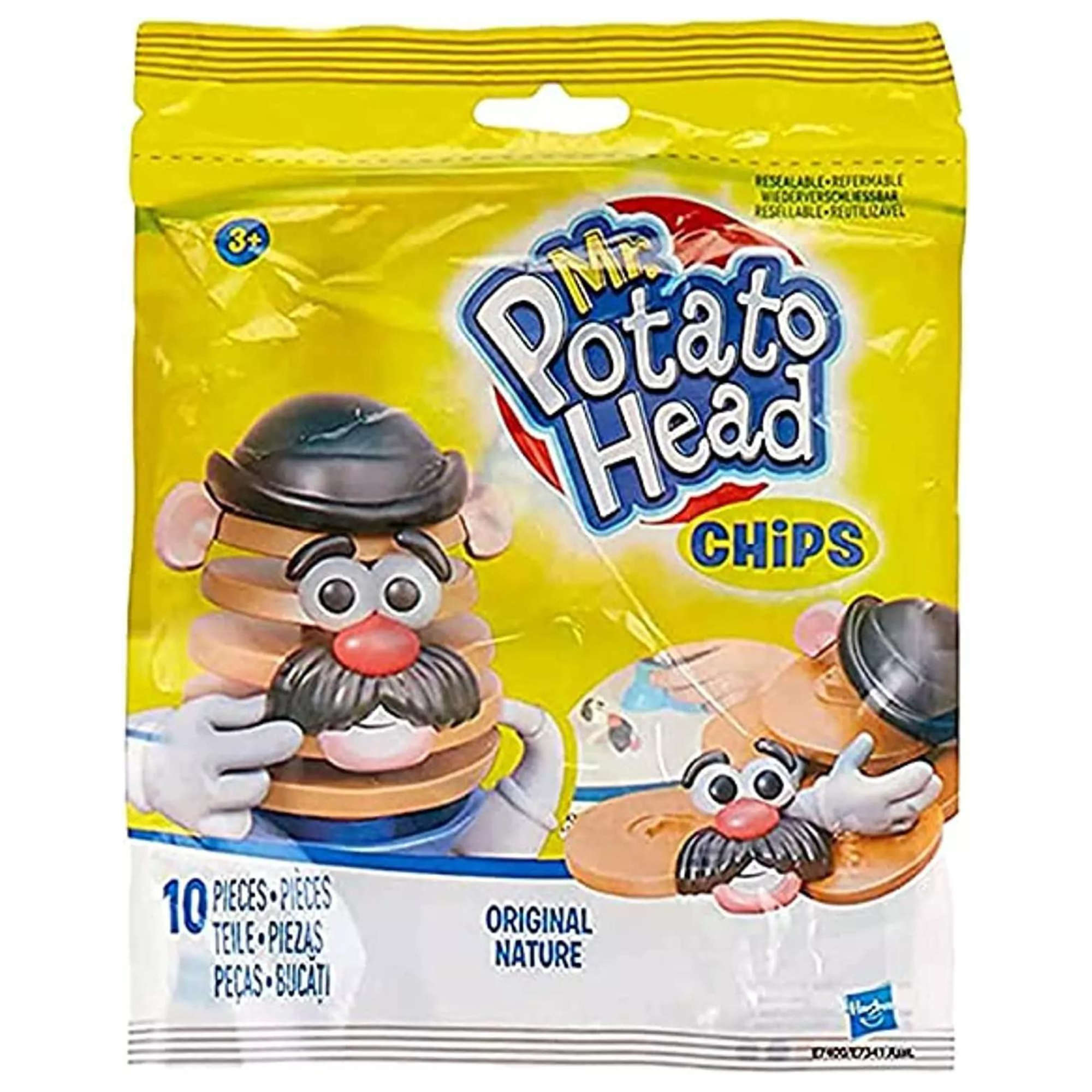 Hasbro Toys Mr Potato Head - Set of 2 Buildable Bag Chips Figures Saul T & Original Nature