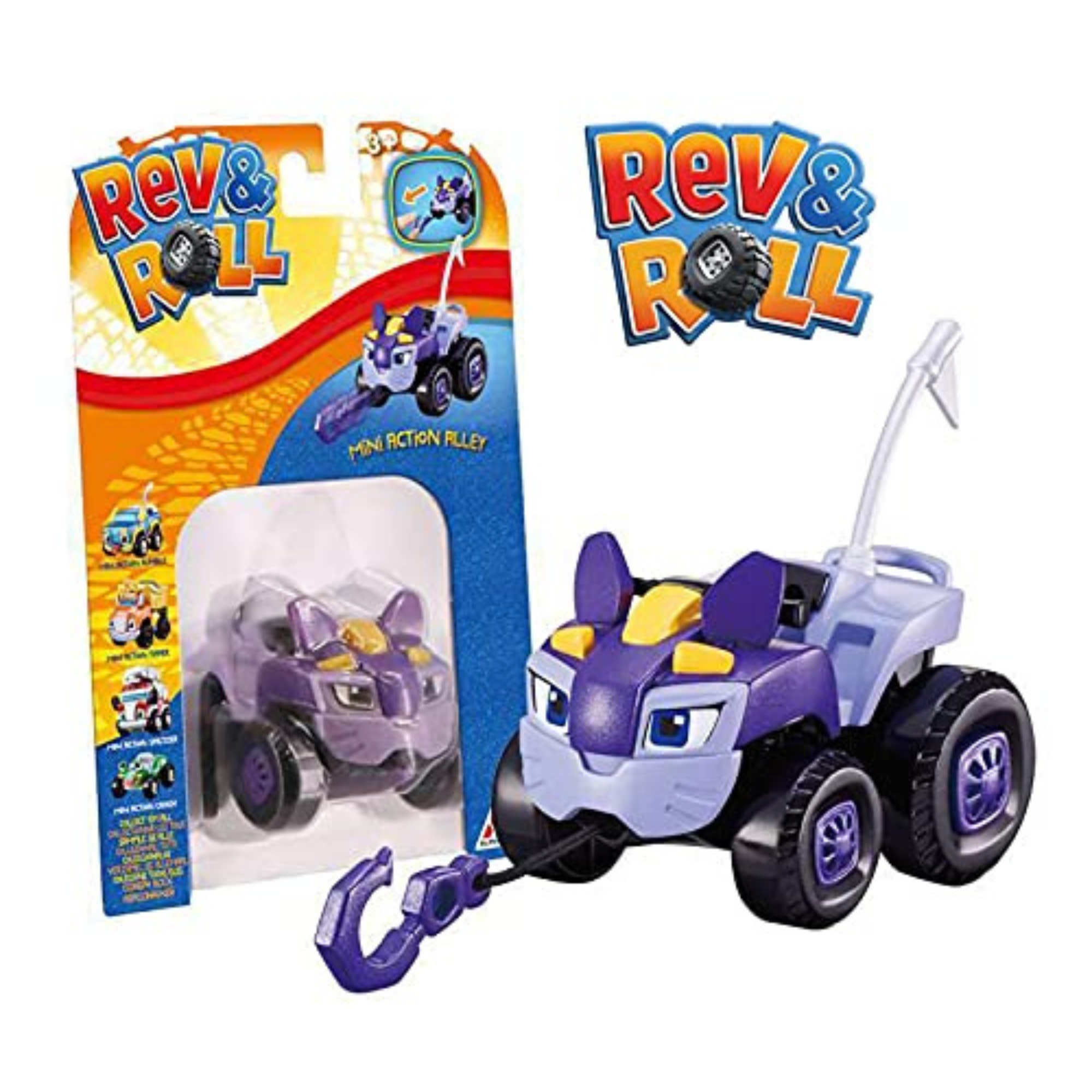 Rev & Roll Mini Action Vehicle - Alley