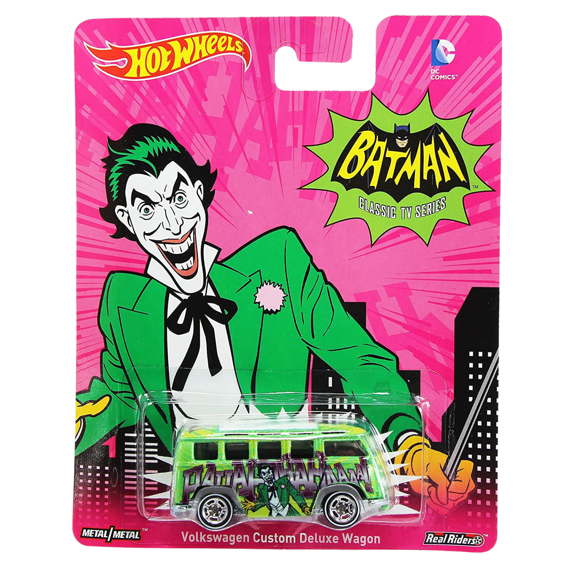 Hot Wheels Batman Classic TV Series - Joker Diecast Volkswagen Custom Deluxe Wagon