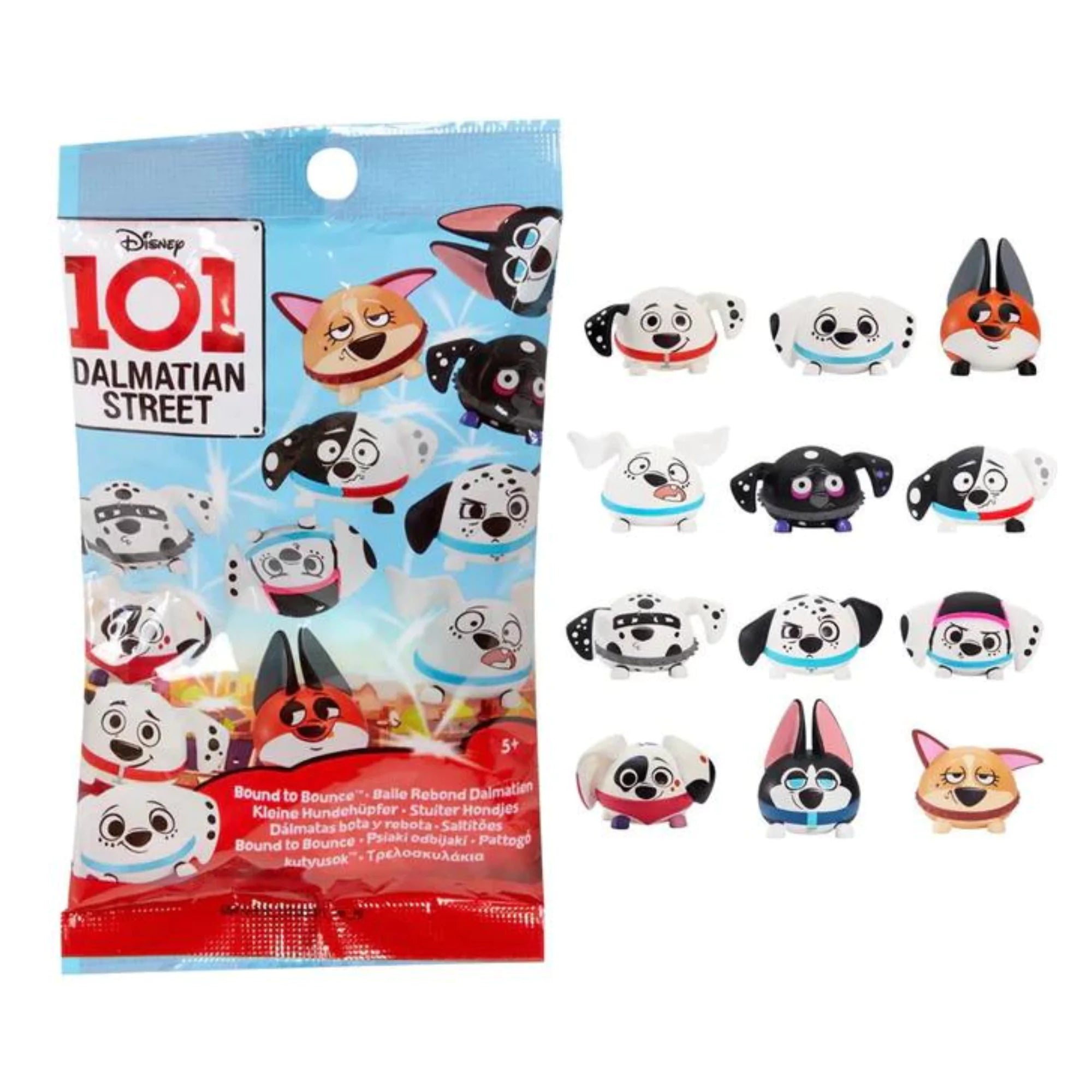 101 Dalmatians Disney Street Bound to Bounce Bouncy Mini Figure Party Favour Blind Bag - 1 Figure Supplied