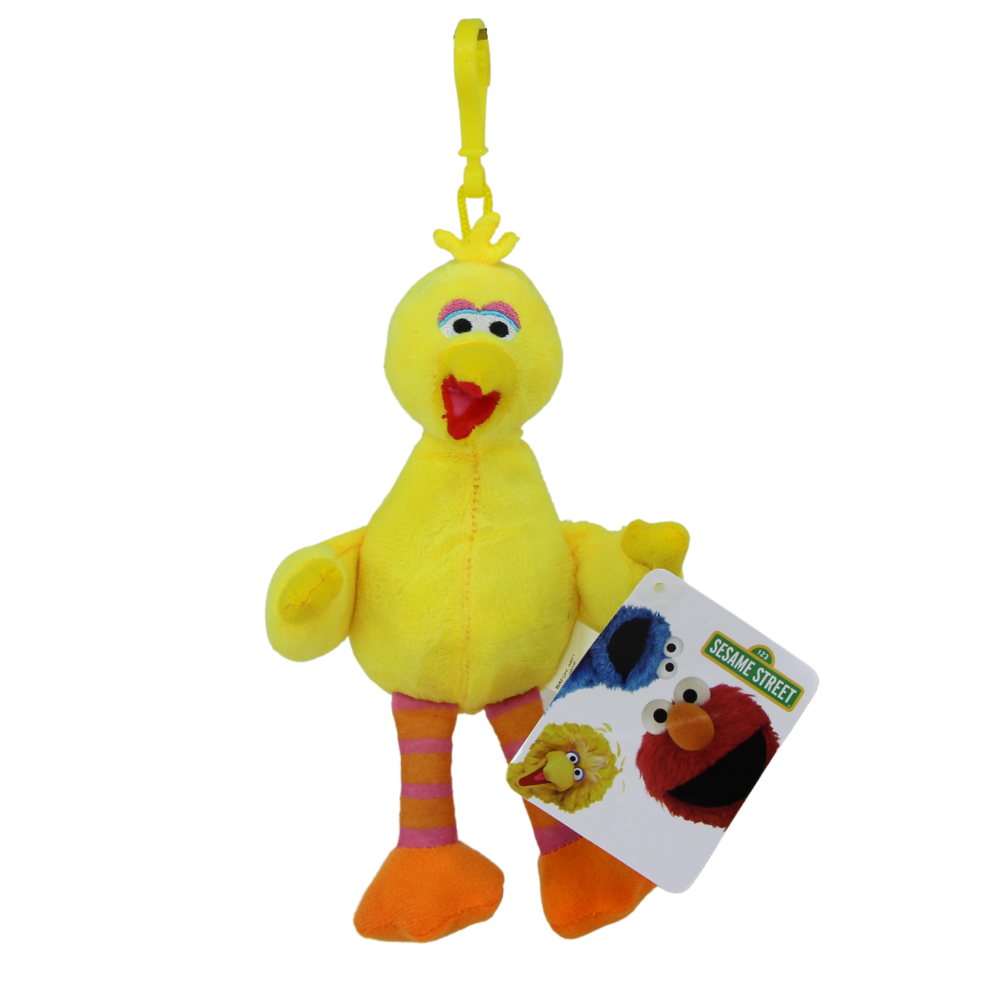 Sesame Street Soft Plush Toy Keyclip - Big Bird 7