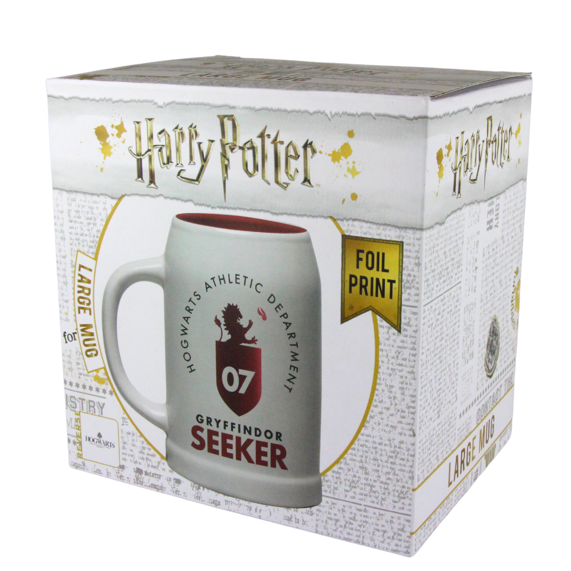 Harry Potter Gryffindor Seeker Hogwarts Athletic Department - 600ml Mug Ceramic Stein