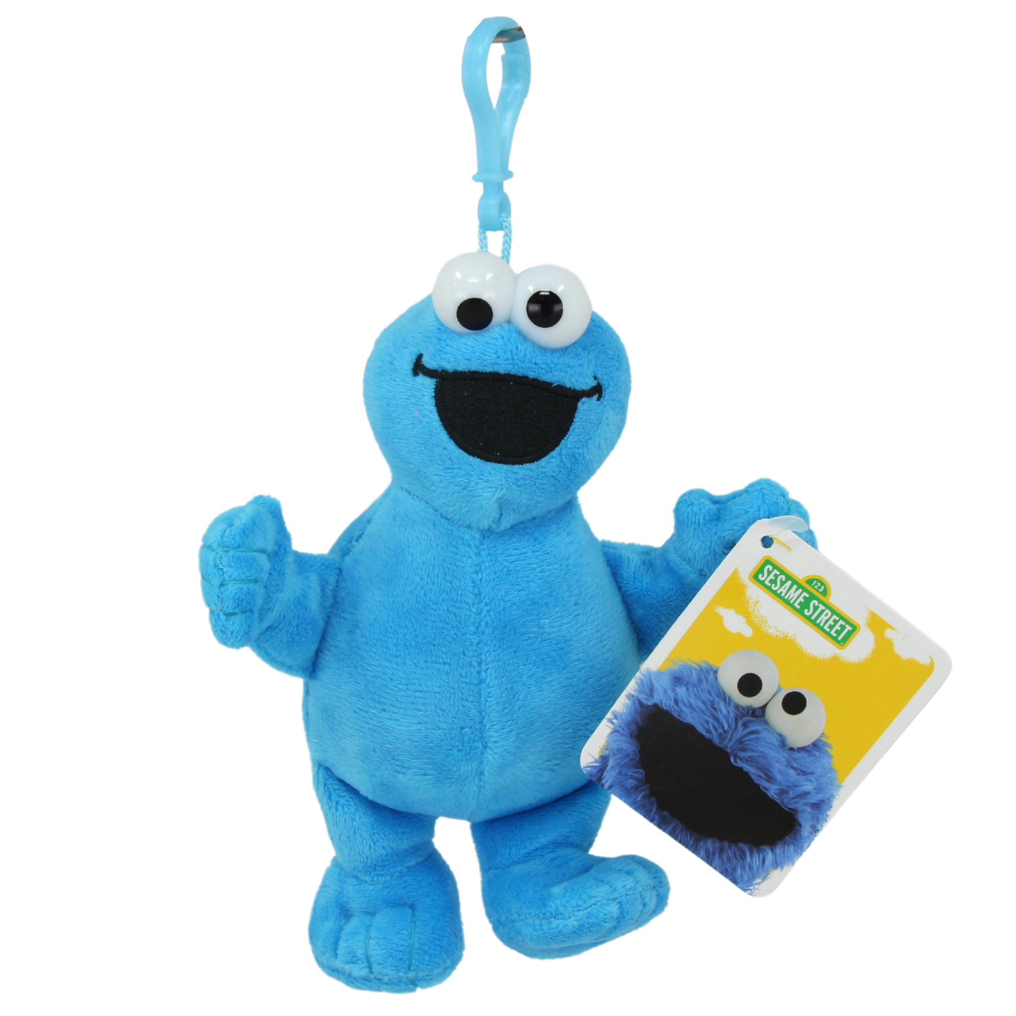 Sesame Street Soft Plush Toy Keyclip - Cookie Monster 6