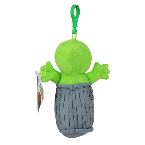 Sesame Street Soft Plush Toy Keyclip - Oscar 6