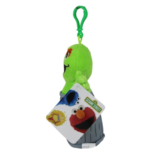 Sesame Street Soft Plush Toy Keyclip - Oscar 6