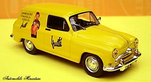 New Altaya 1:43 Diecast Model Simca Aronde Messagere 'Fruite' Van With Magazine