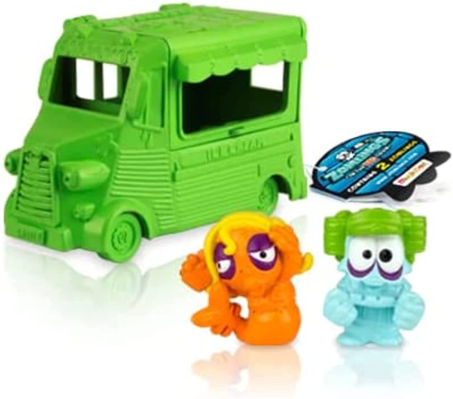 Zomlings Series 5 - Full Box of 12 Blind Box Vehicles - Includes Ice Cream Van, Fire Truck & Police Car