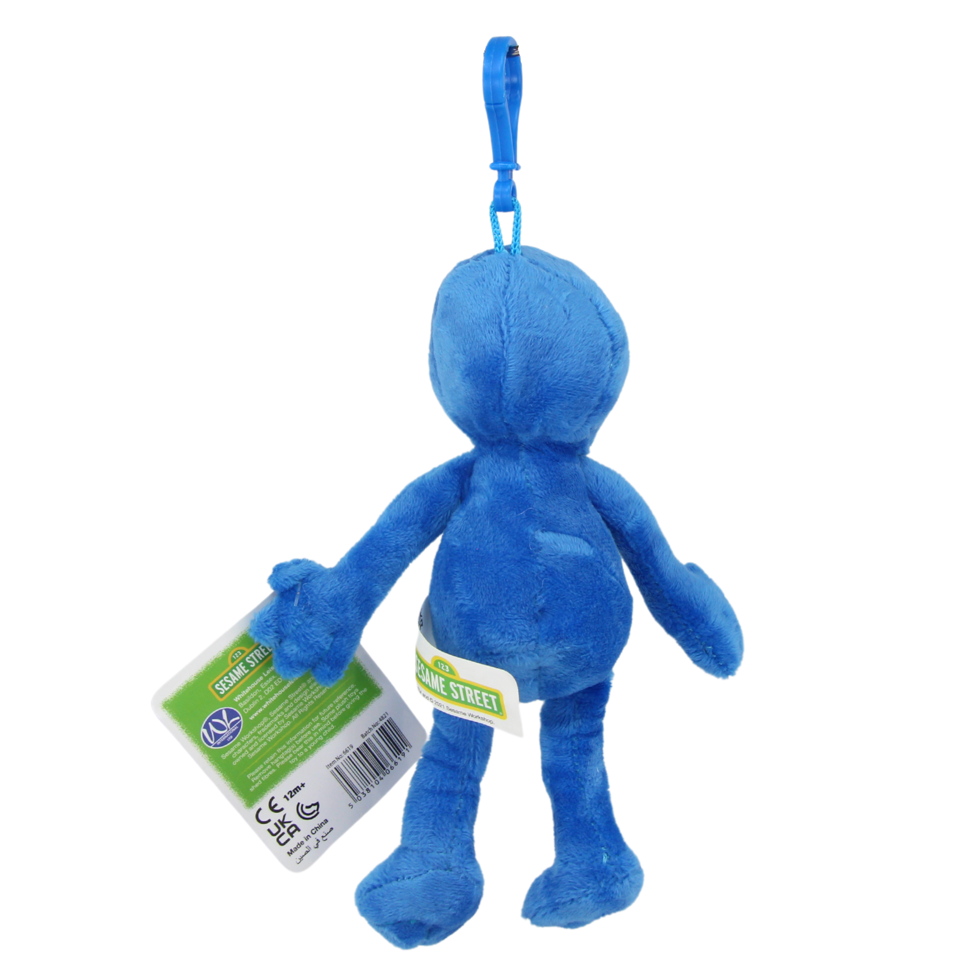 Sesame Street Soft Plush Toy Keyclip - Grover 7