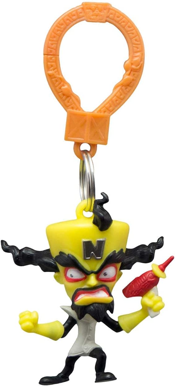 Crash Bandicoot Mystery Keyclip Mini figure Blind Bag - Pack of 6