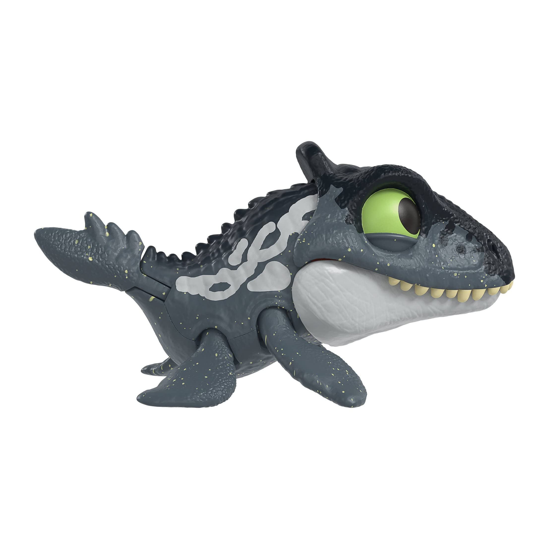 Jurassic World Snap Squad Attitudes Dinosaur Figure Set of 4 - Spinosaurus, Mosasaurus, Tyrannosaurus Rex & Stegosaurus