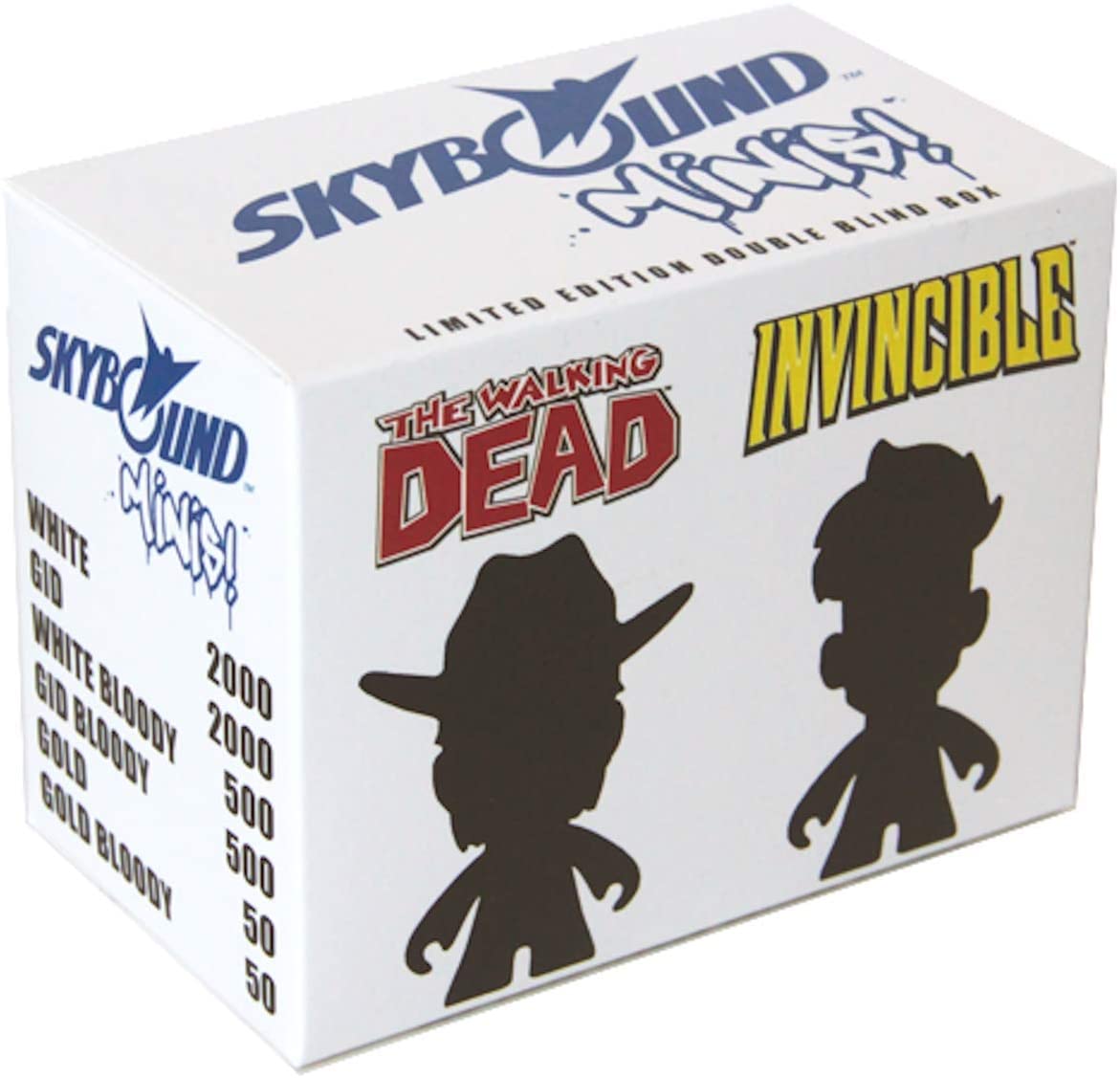 Skybound Minis Limited Edition of 5000 Double Blind Box Set - Rick Grimes The Walking Dead, Invincible from the self titled series