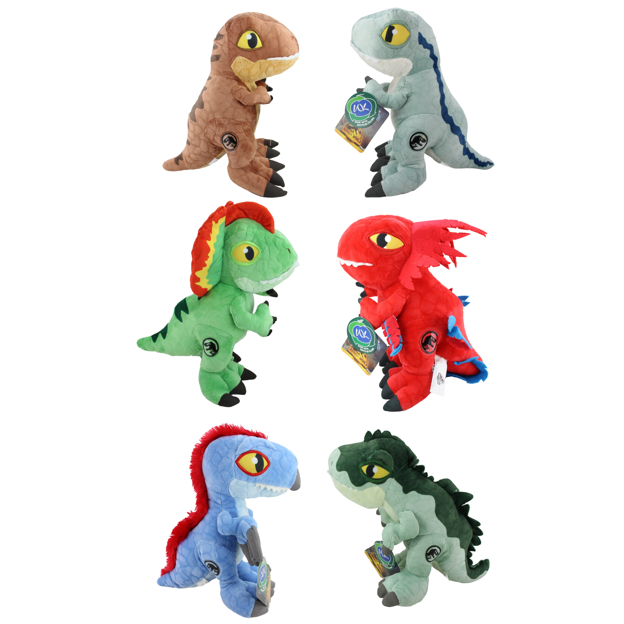 Jurassic World Dominion 12 Inch 30cm Super Soft Gift Quality Plush Dinosaurs