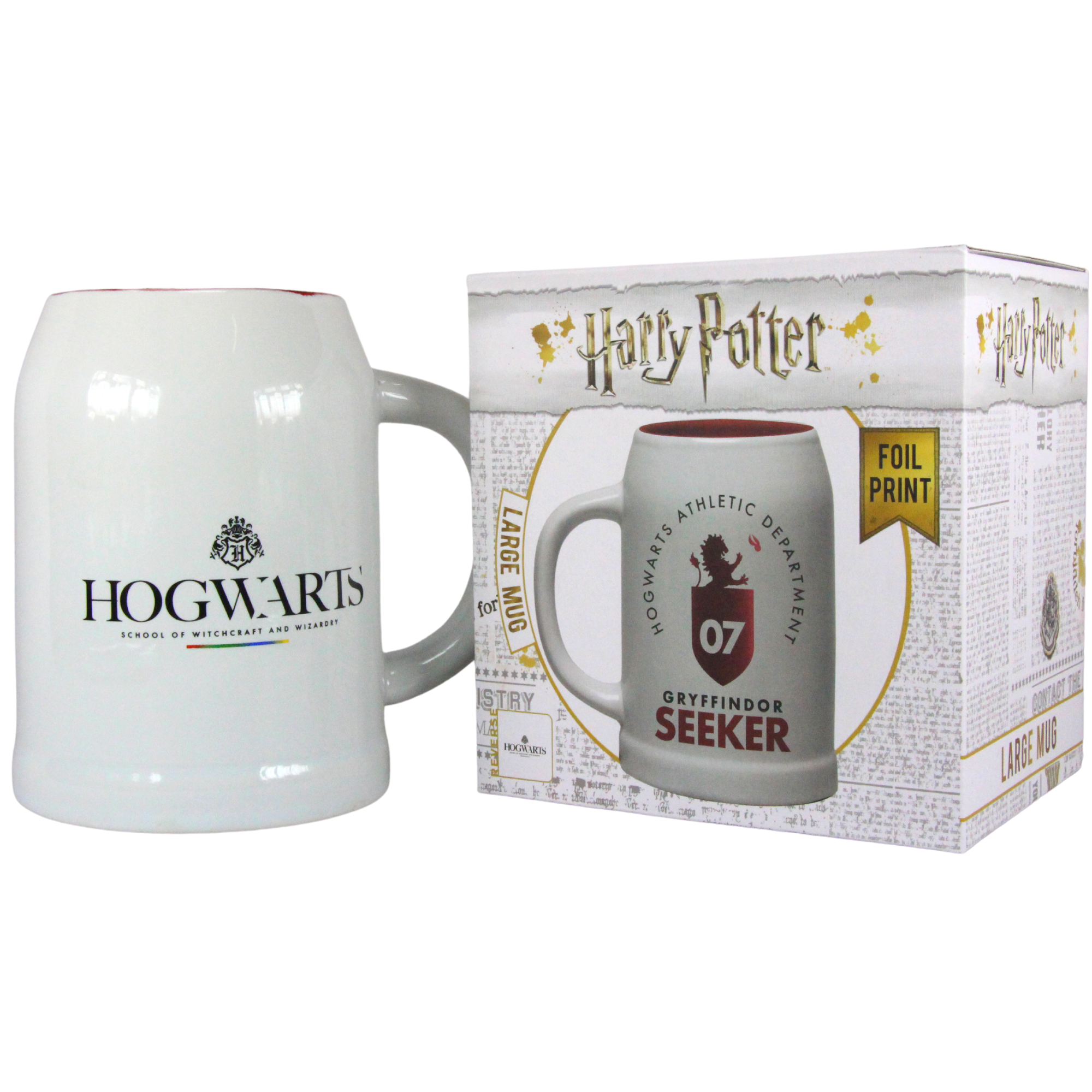 Harry Potter Gryffindor Seeker Hogwarts Athletic Department - 600ml Mug Ceramic Stein