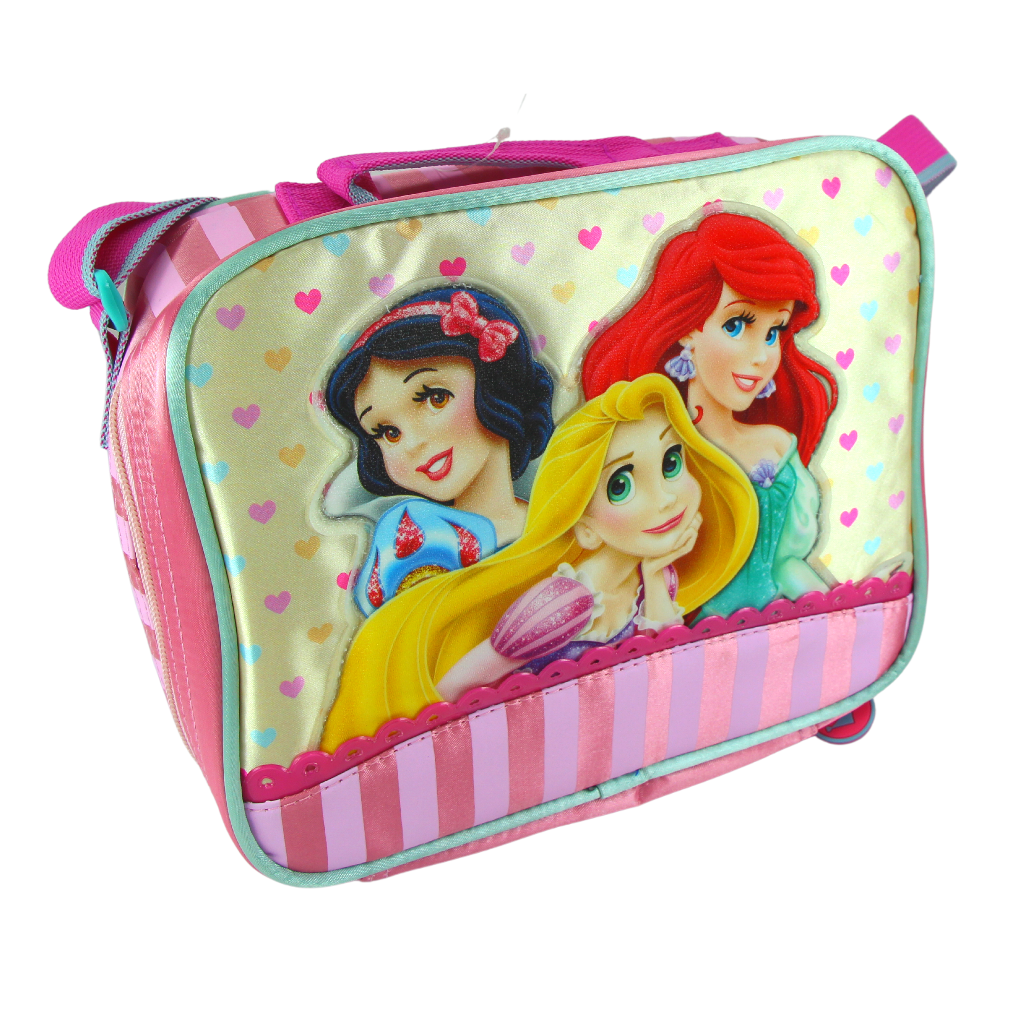 Disney Princess School Lunch Bag Set with Sandwich Box & 450ml Drinks Bottle