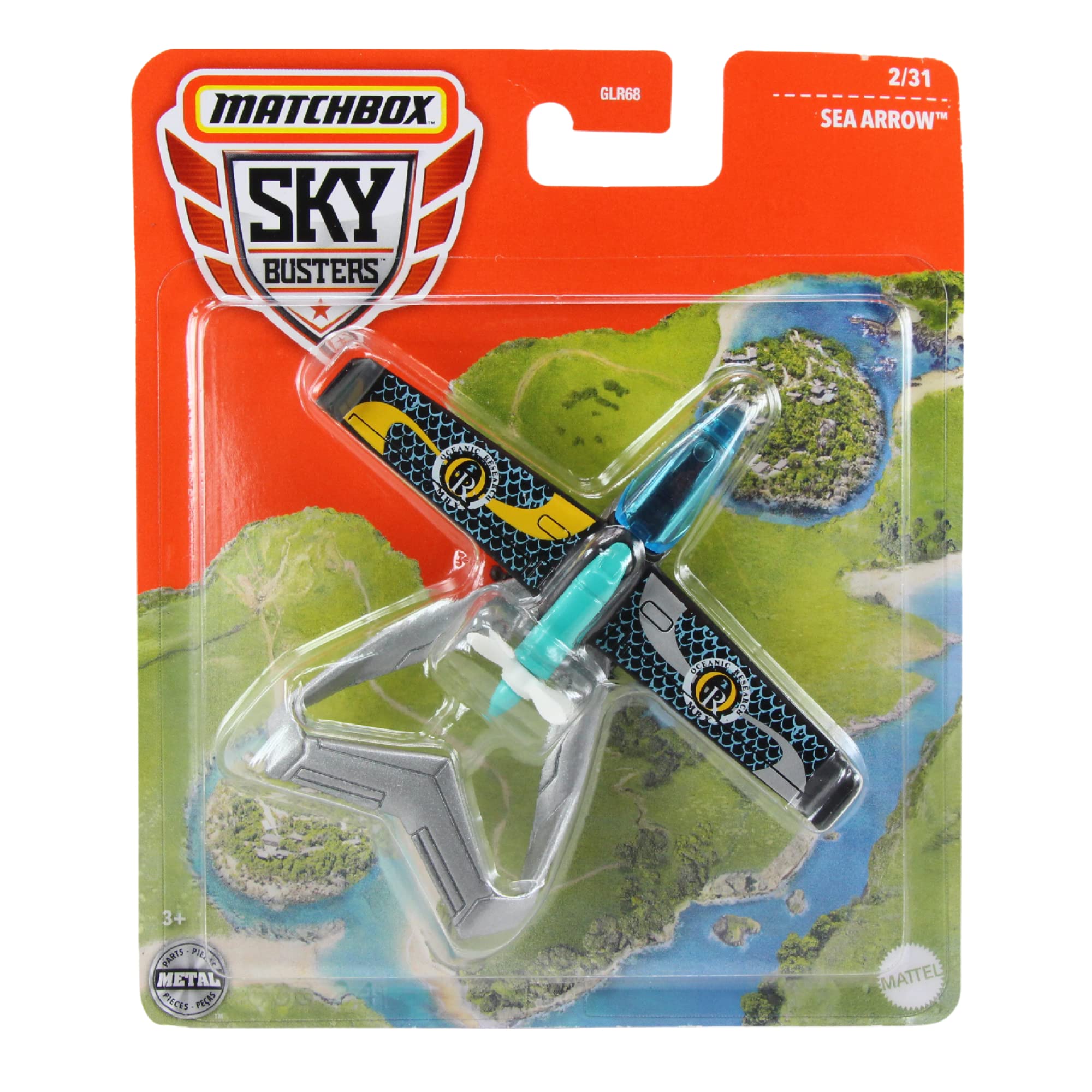 Matchbox Skybusters Sea Arrow Diecast Plane 1:64 Scale